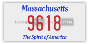 9618 license plate in Massachusetts
