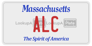 ALC  license plate in MA