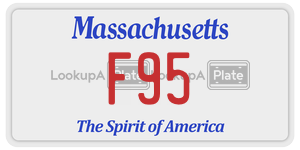 F95  license plate in MA