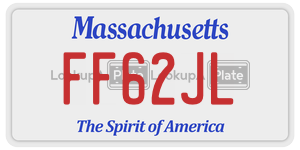 FF62JL  license plate in MA