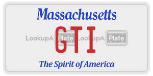 GTI  license plate in MA