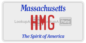 HMG  license plate in MA