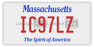 IC97LZ license plate in Massachusetts