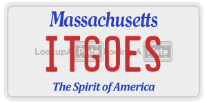 ITGOES license plate in Massachusetts