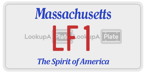 LF1  license plate in MA