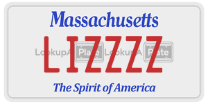 LIZZZZ license plate in Massachusetts