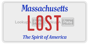 LOST license plate in Massachusetts