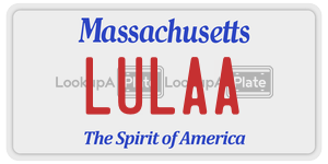 LULAA  license plate in MA