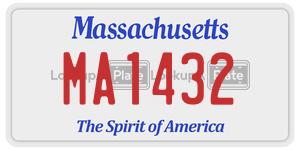 MA1432  license plate in MA