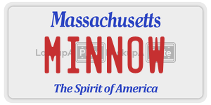 MINNOW  license plate in MA