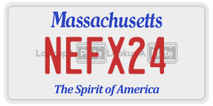 NEFX24  license plate in MA