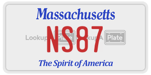 NS87 license plate in Massachusetts