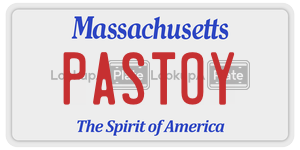 PASTOY license plate in Massachusetts