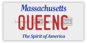 QUEENC license plate in Massachusetts