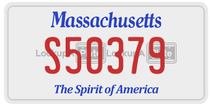 S50379 license plate in Massachusetts