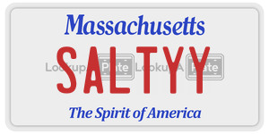 SALTYY license plate in Massachusetts