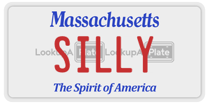 SILLY license plate in Massachusetts