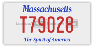 T79028  license plate in MA