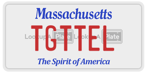 TGTTEL license plate in Massachusetts