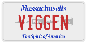VIGGEN license plate in Massachusetts