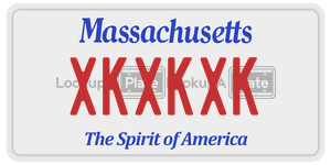 XKXKXK license plate in Massachusetts