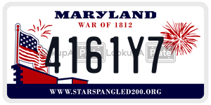 4161Y7  license plate in MD