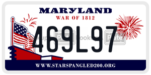 469L97 license plate in Maryland