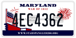 4EC4362 license plate in Maryland