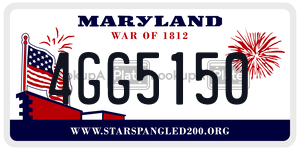4GG5150  license plate in MD