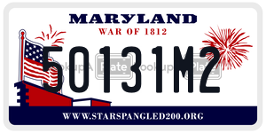 50131M2  license plate in MD