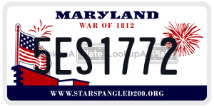 5ES1772 license plate in Maryland