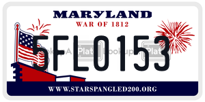 5FL0153 license plate in Maryland
