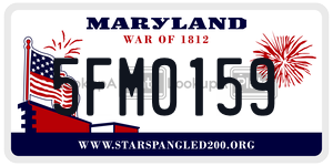 5FM0159 license plate in Maryland