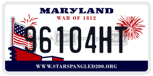 96104HT  license plate in MD
