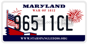 96511CL license plate in Maryland