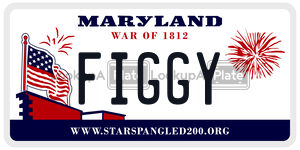 FIGGY license plate in Maryland