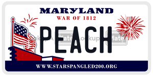 PEACH (MD) License Plate: User Reports & Vehicle Information!