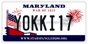Y0KKI17  license plate in MD
