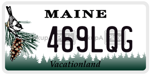 469LQG  license plate in ME