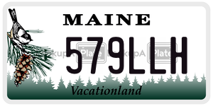 579LLH  license plate in ME