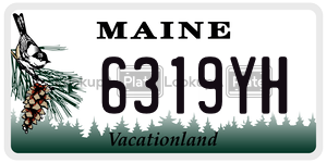 6319YH  license plate in ME