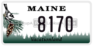 8170 license plate in Maine