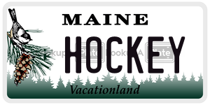HOCKEY  license plate in ME
