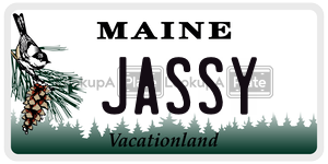 JASSY  license plate in ME