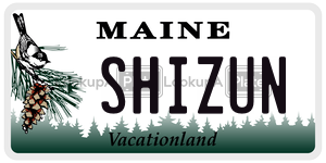 SHIZUN  license plate in ME