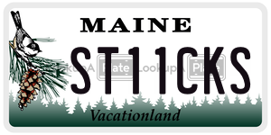 ST11CKS  license plate in ME