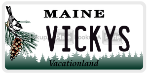 VICKYS  license plate in ME