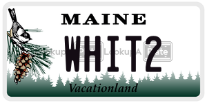 WHIT2  license plate in ME