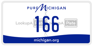 166 license plate in Michigan