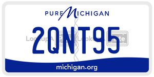 2QNT95  license plate in MI